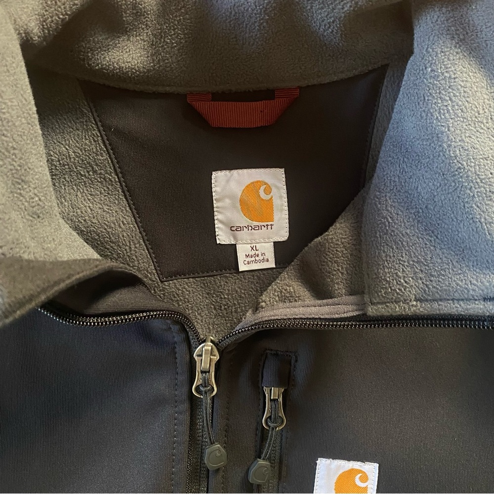 Carhartt Crowley soft-shell black jacket size XL - Picture 3 of 4